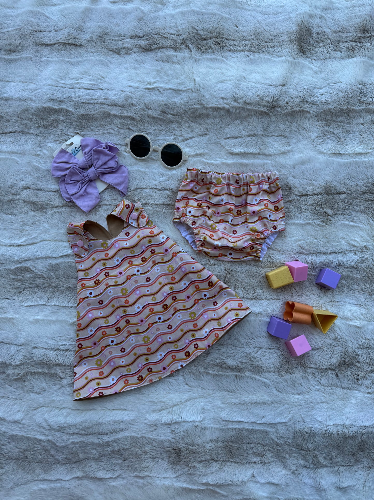 Wrap Swing Dress & Bloomer Set