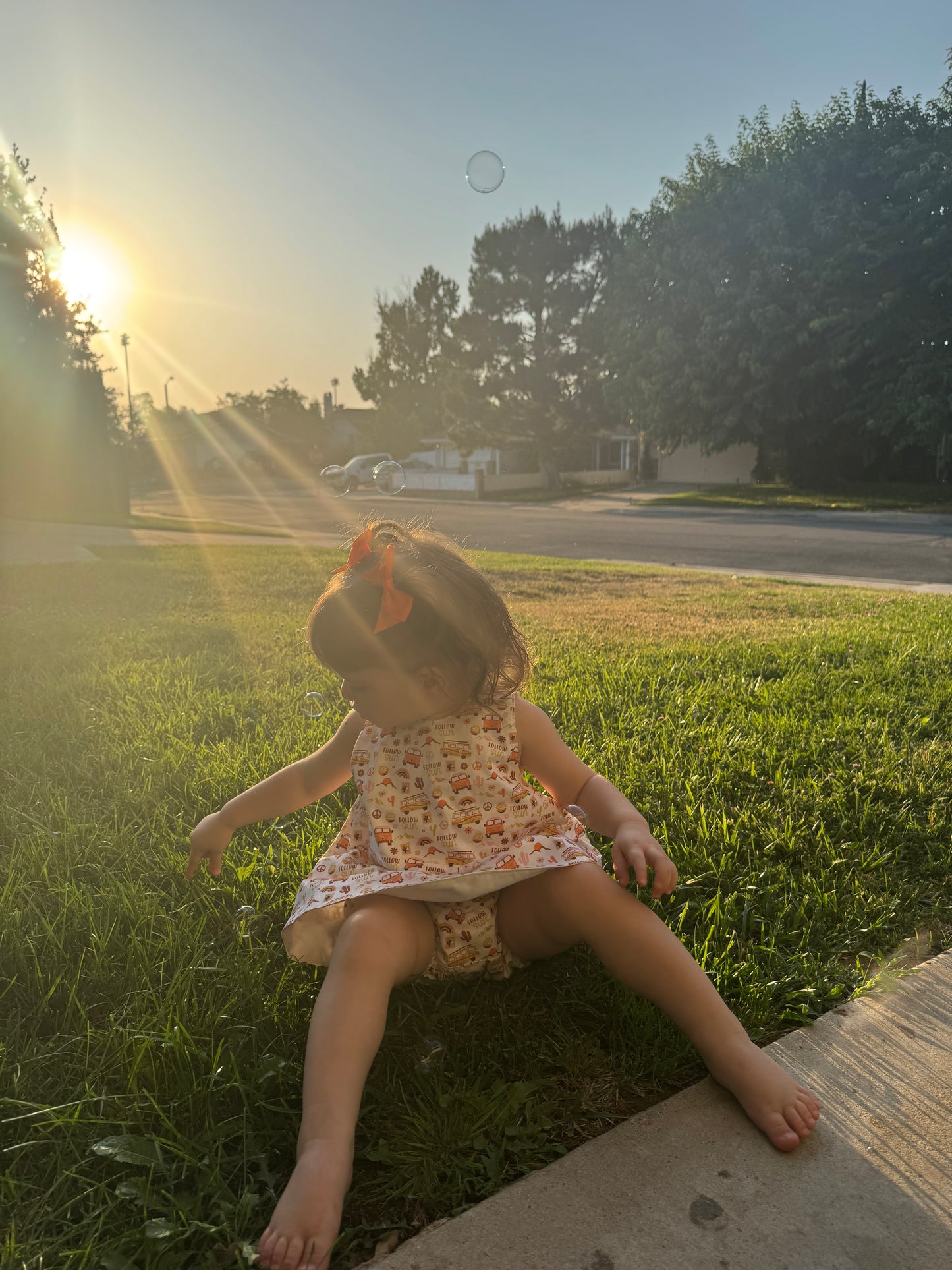 Wrap Swing Dress & Bloomer Set