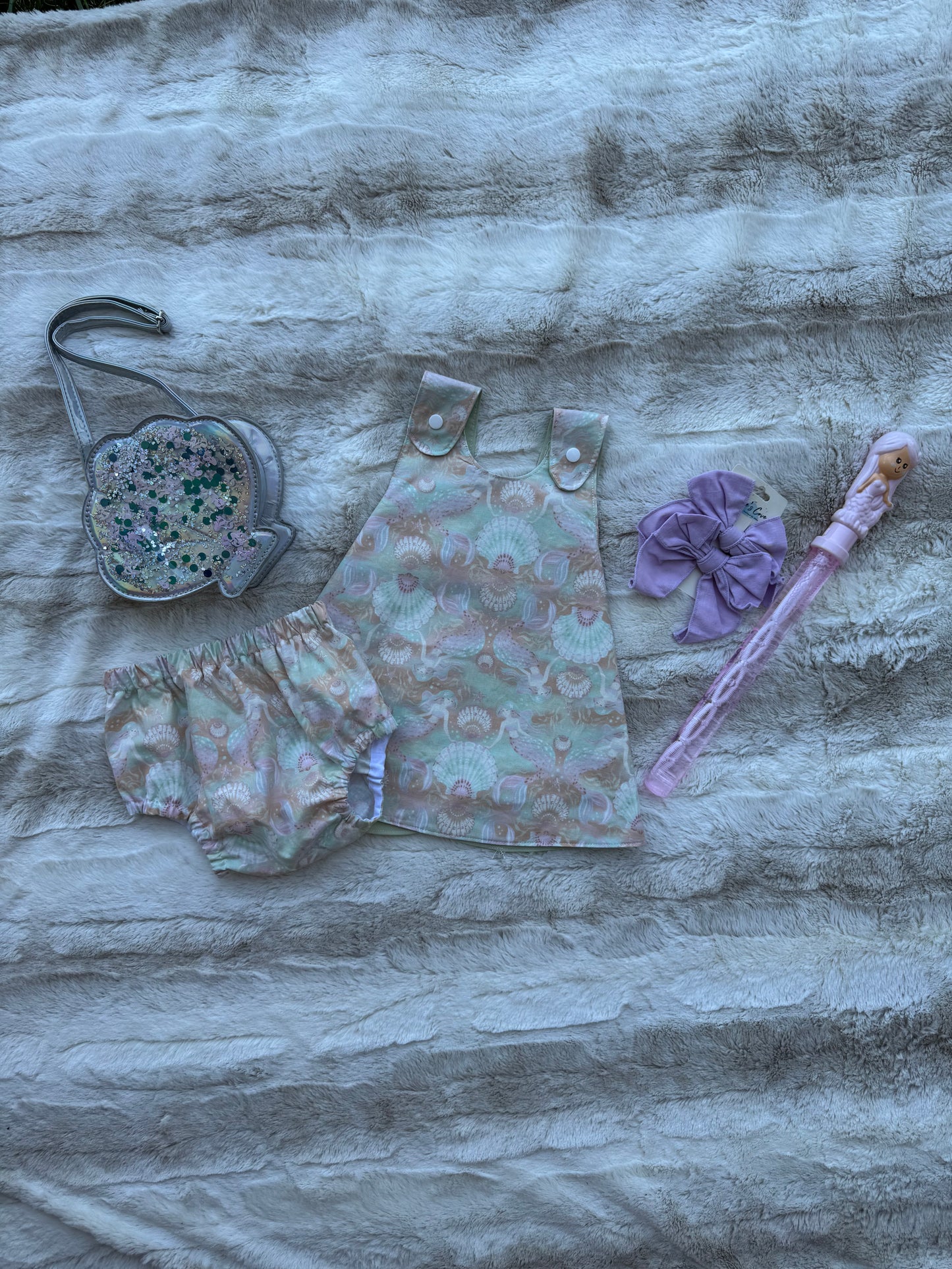 Wrap Swing Dress & Bloomer Set