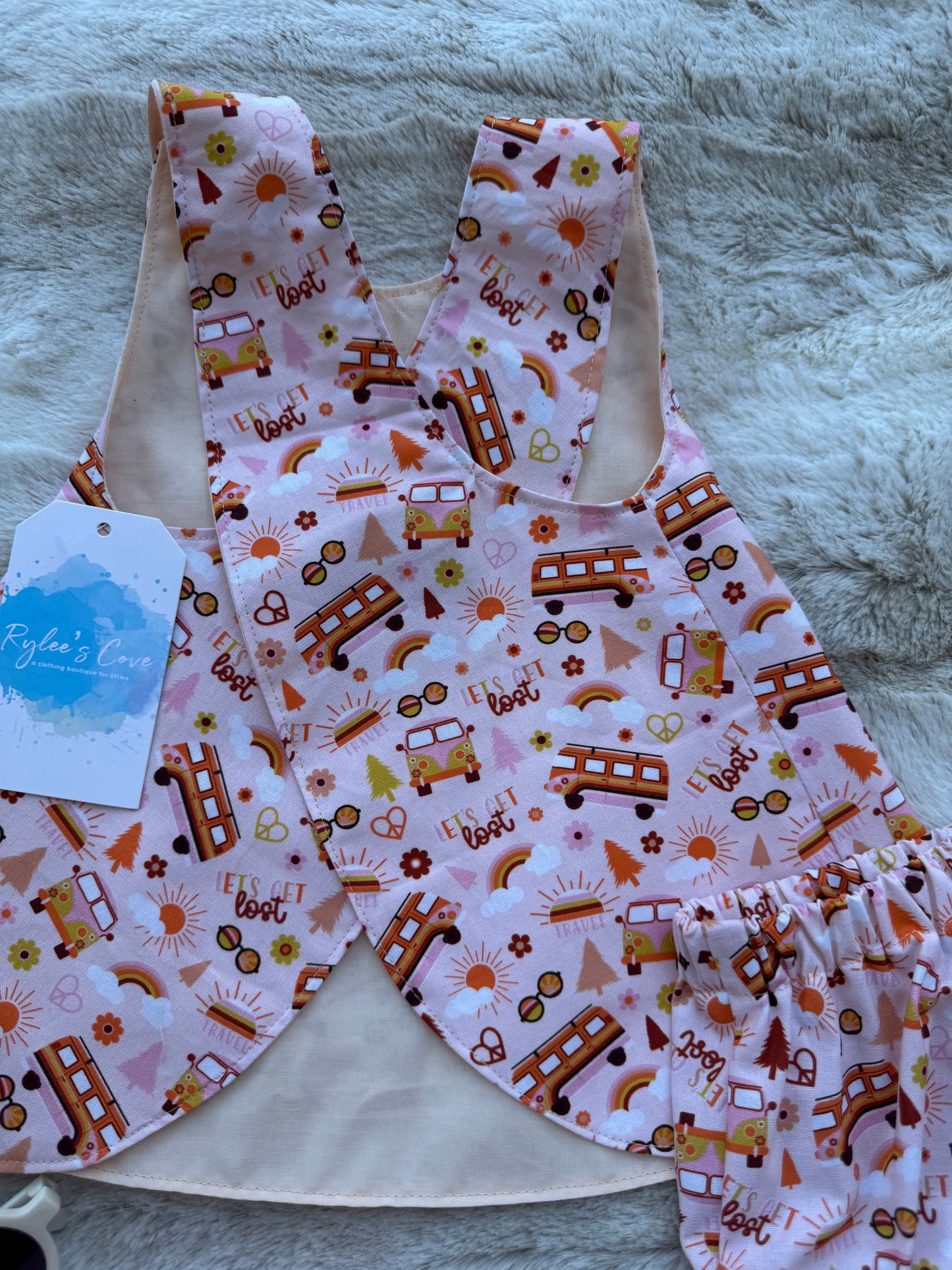 Wrap Swing Dress & Bloomer Set