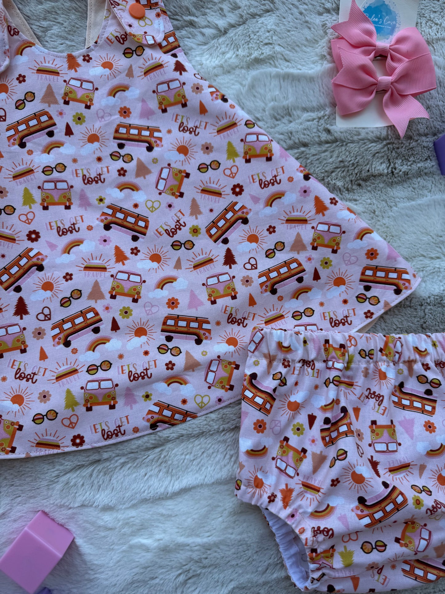 Wrap Swing Dress & Bloomer Set