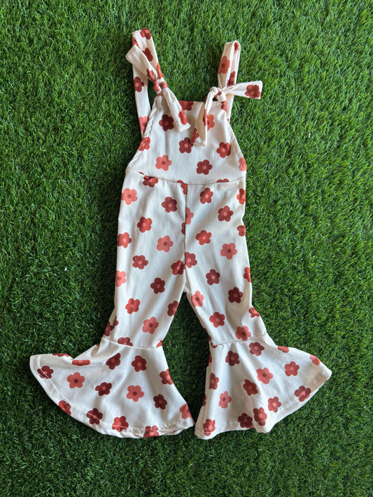 Flower Power Bellbottom Overalls